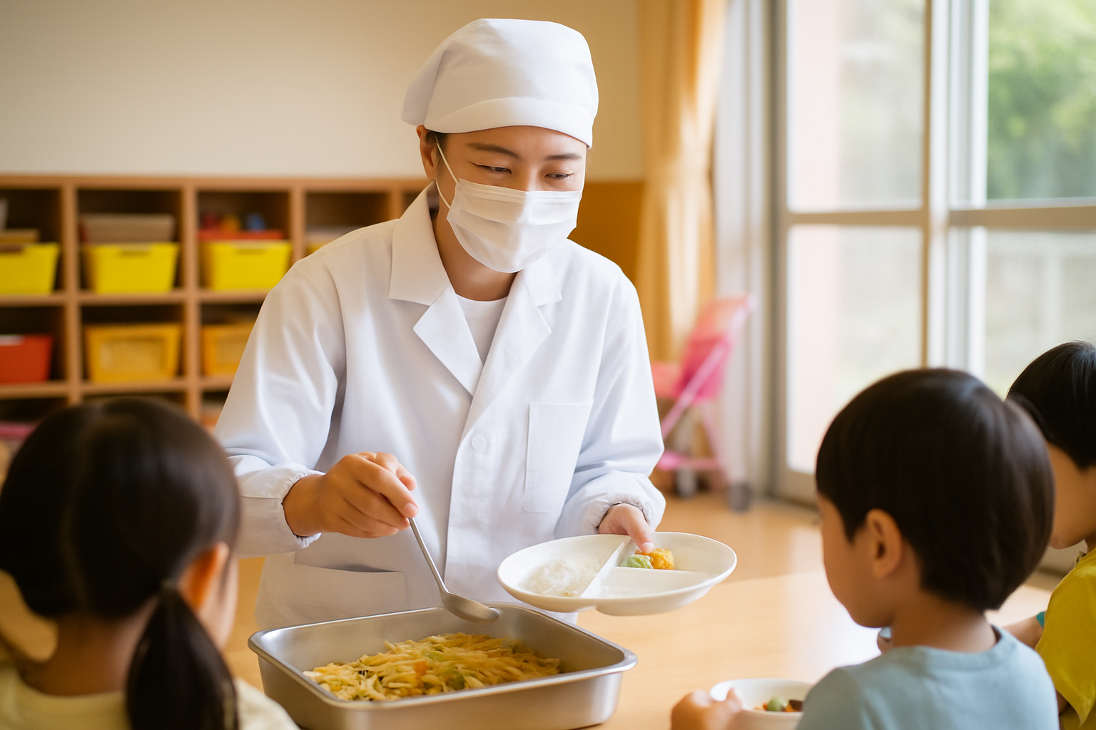 【長期】保育園での食事の盛り付けや食器洗浄業務＠東旭川