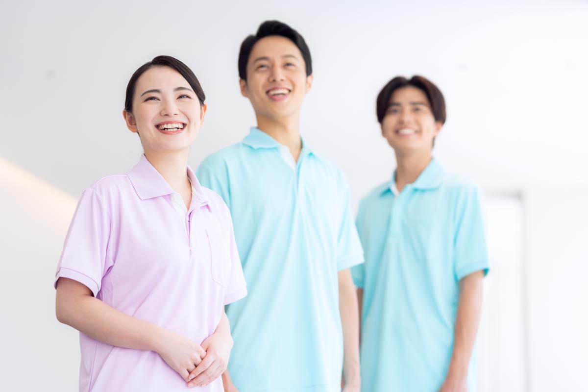 総合病院のリネン回収スタッフ