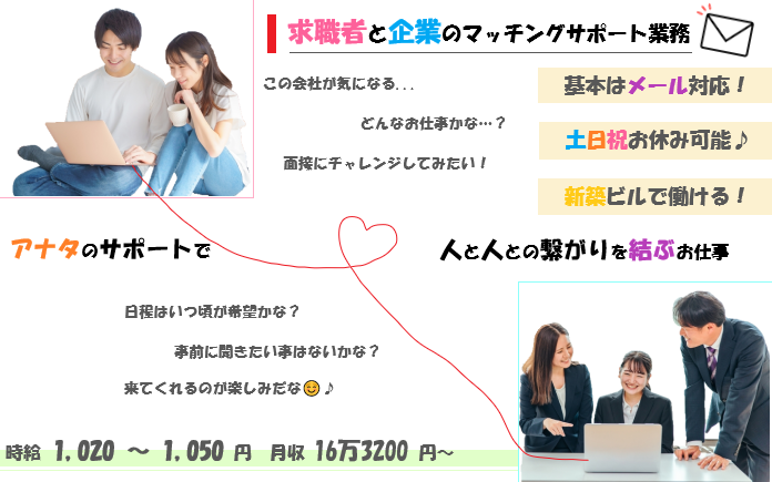 【浦添市】求職者のサポート業務