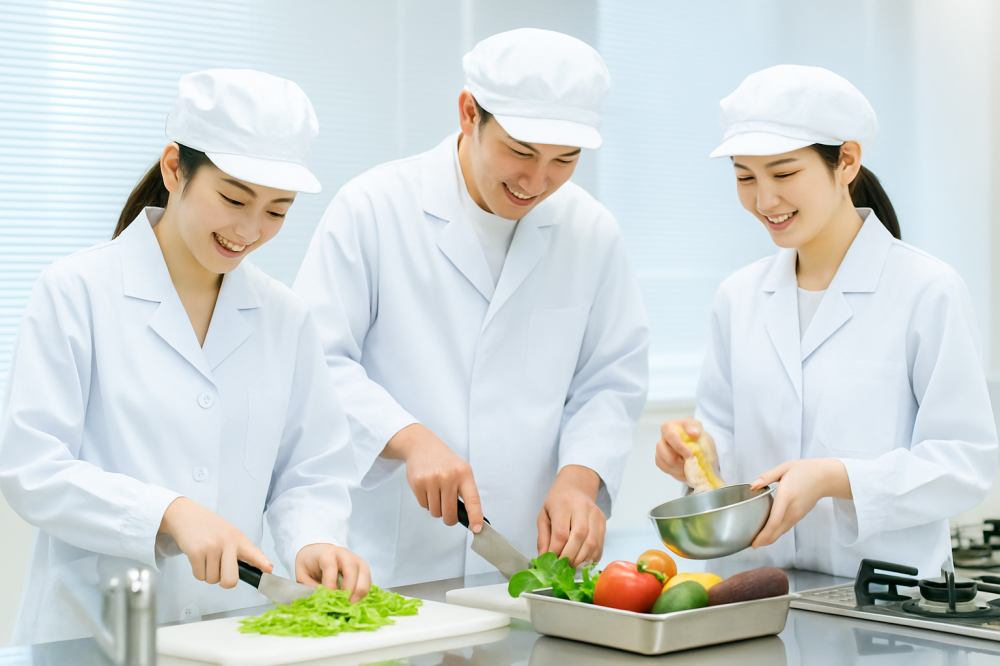 【長期】施設内での食事の盛り付けや食器洗浄業務＠中心部