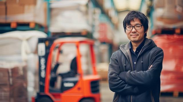 新設アパレル倉庫にてフォーク作業員*流山