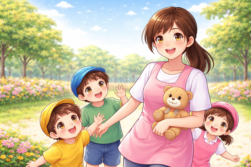 保育補助｜自然に囲まれた園で週2～｜時給1,800円