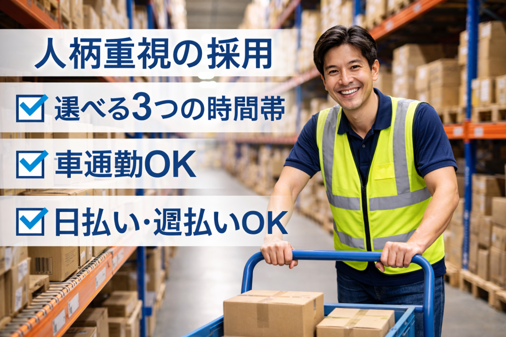 倉庫内作業スタッフ