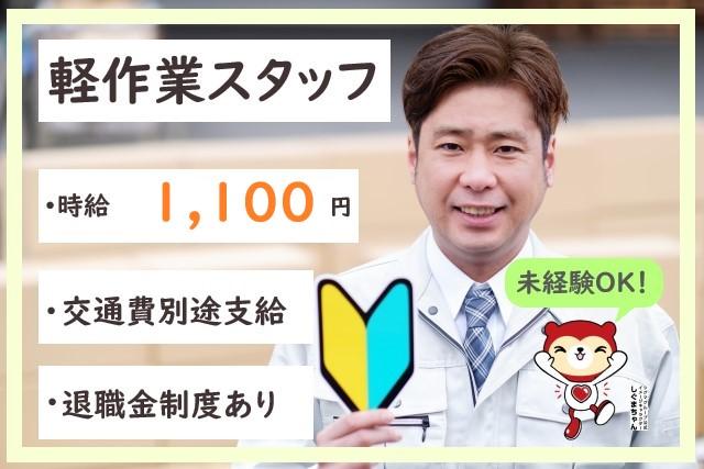 【那覇市】物流センター内作業スタッフ（検品や仕分等）