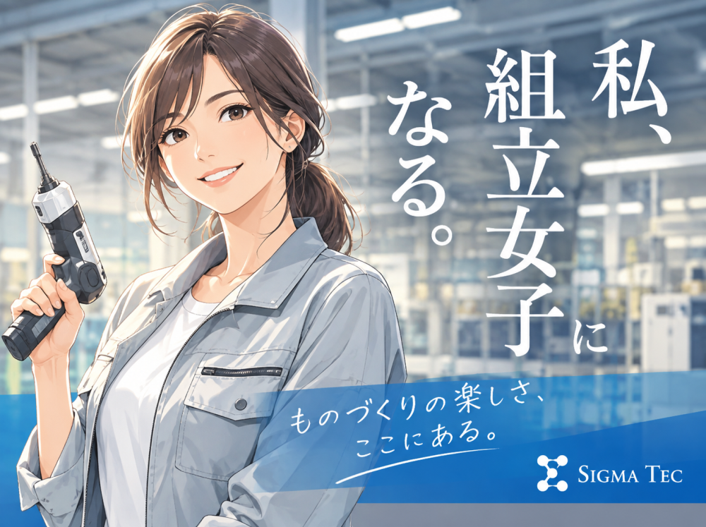 ごはん盛付ロボットの組立て／日勤・土日祝休み