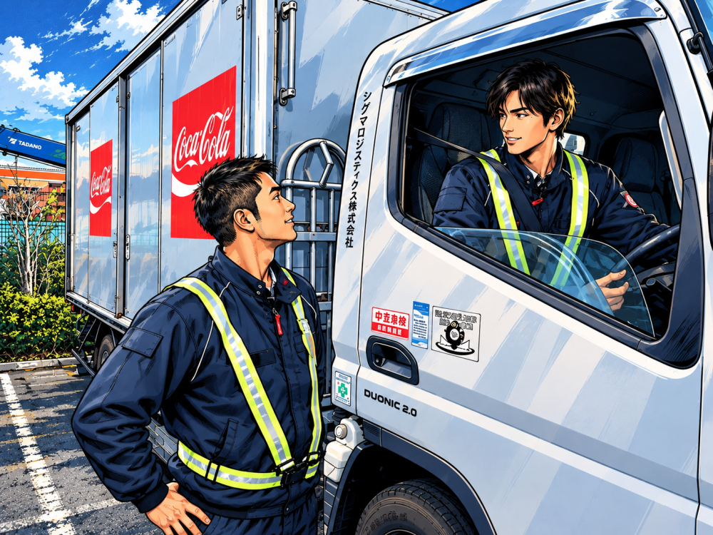 コカ・コーラ自販機の補充スタッフ/登戸支店