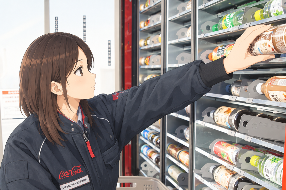 コカ・コーラ自販機補充スタッフ/海老名支店