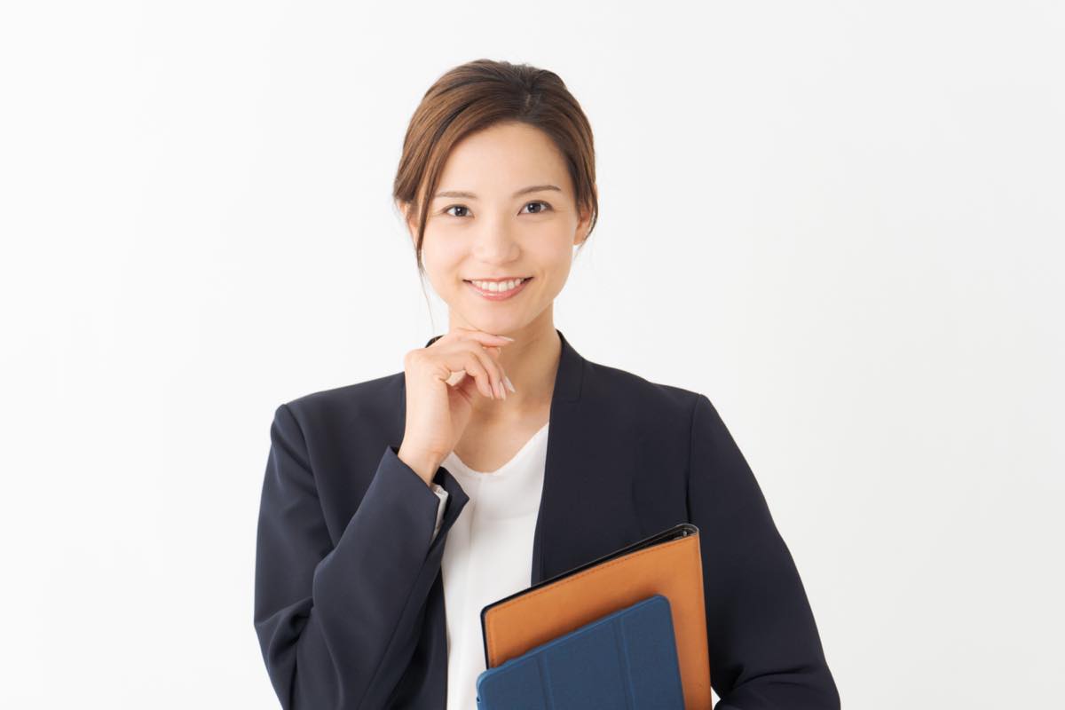 健康診断に来場されたお客様の受付案内